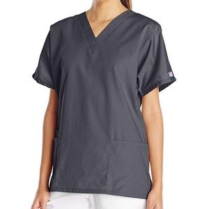 cherokee vneck scrub shirt